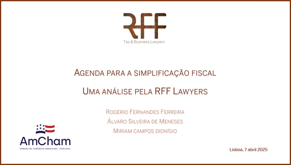 RFF Lawyers em webinar da AmCham para falar da agenda para a simplificação fiscal
