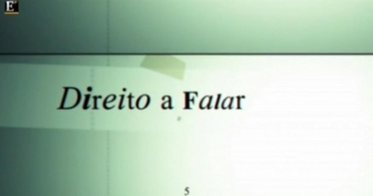 Rogério Fernandes Ferreira no Direito a Falar - Notícias - RFF