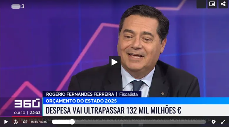 Rogério Fernandes Ferreira analisa a proposta do OE na RTP
