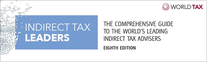 RFF partner highlighted as “Indirect Tax Leaders 2019”