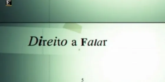 Rogério Fernandes Ferreira no programa "Direito a Falar"