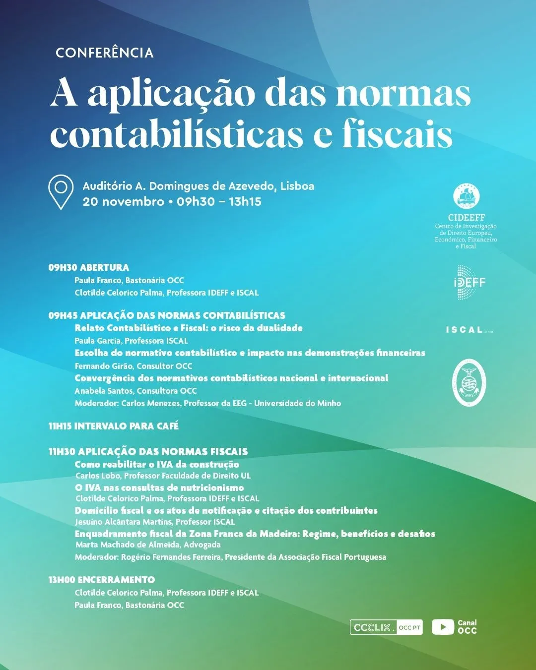 RFF Lawyers na Confer&ecirc;ncia sobre "a aplica&ccedil;&atilde;o das normas contabil&iacute;sticas e fiscais"