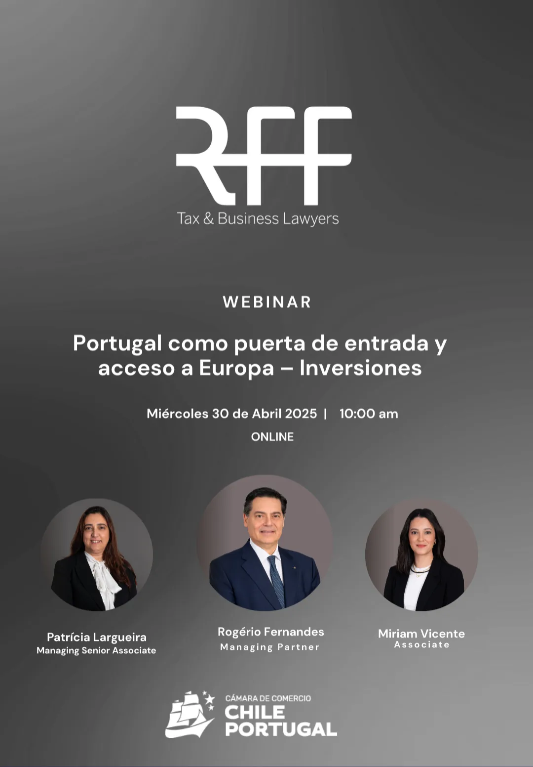 RFF Lawyers participa num webinar sobre atratividade de Portugal 