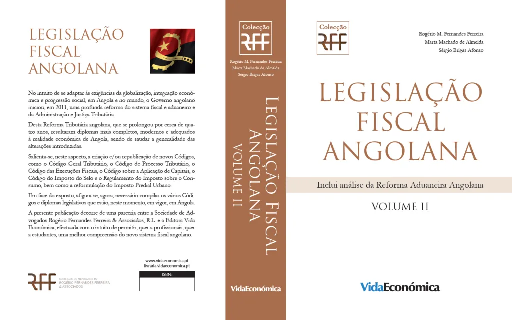RFF lan&ccedil;a "Legisla&ccedil;&atilde;o Fiscal Angolana - Volume II"