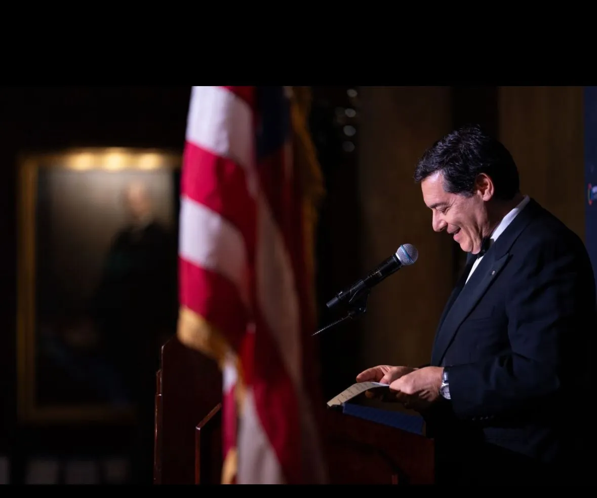 Rog&eacute;rio Fernandes Ferreira honored at the annual gala of the Portugal-US Chamber of Commerce