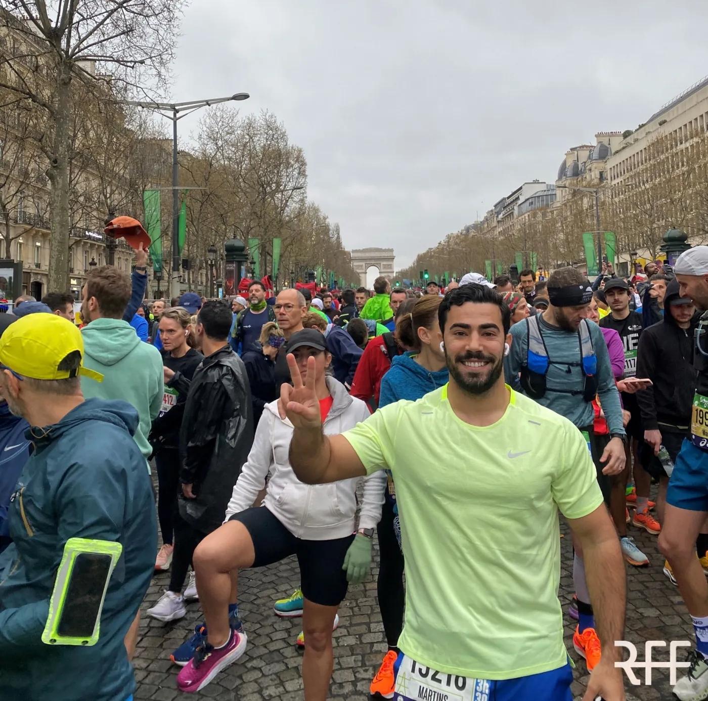 RFF Advogados representada na maratona de Paris