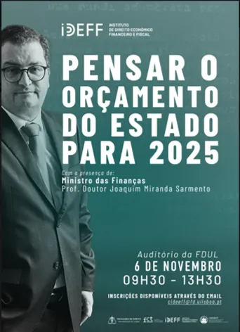 Rogério Fernandes Ferreira na conferência "Pensar o OE para 2025" - dia 6 de novembro
