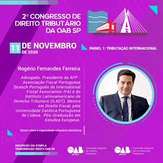 RFF speaker at the 2nd International Congress of the OAB of São Paulo