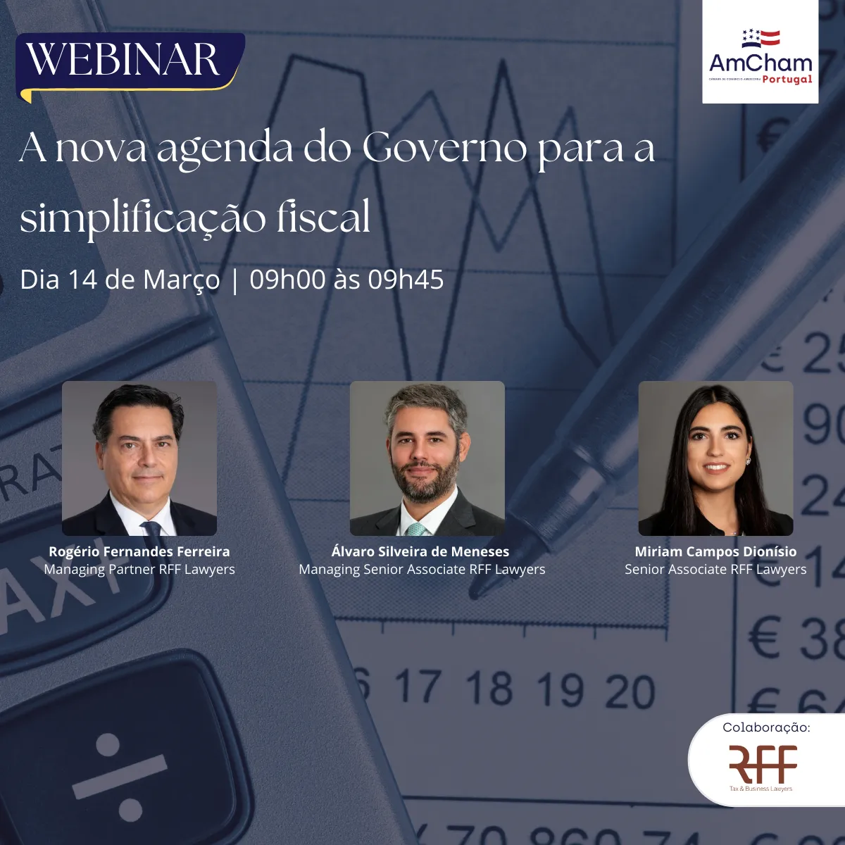 RFF Lawyers junta-se à AmCham para falar da agenda de simplificação fiscal