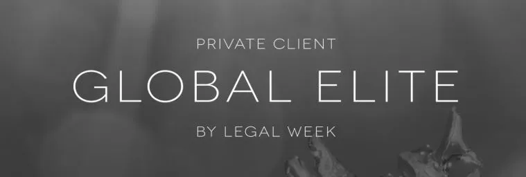 RFF destacado nos "Private Client Global Elite 2019" da Legal Week em Londres