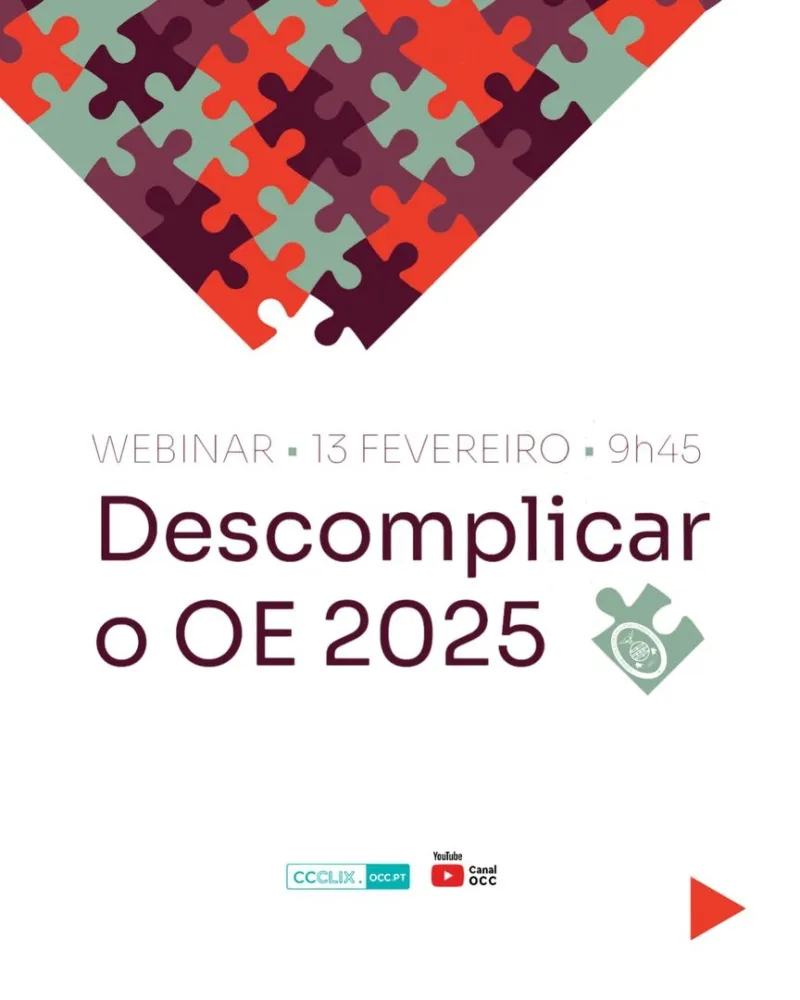 RFF Lawyers no webinar da OCC "Descomplicar o OE2025" - 13 de fevereiro