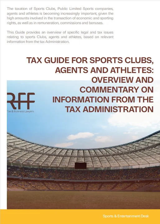 S&E Guide | Tax guide for sports clubs, agents and athletes: overview and commentary on information from tax administration
