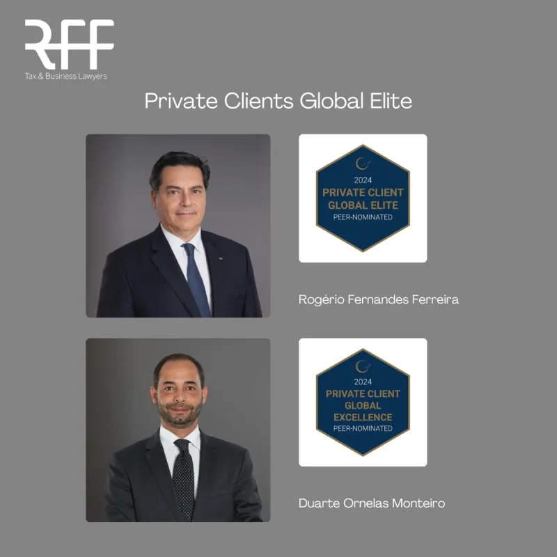 RFF Lawyers tem 2 advogados na Private Client Global Elite