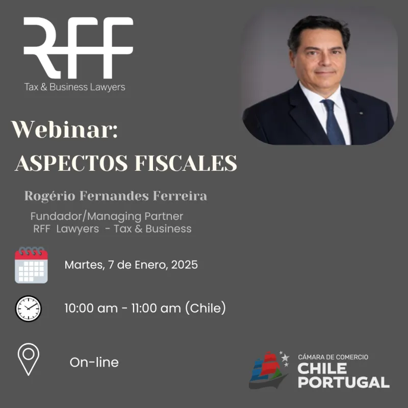 RFF Lawyers participe dans un webinaire sur l'attractivité du Portugal