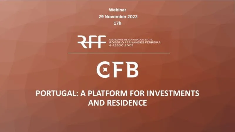 RFF Advogados e CFB Lawyers promovem Webinar