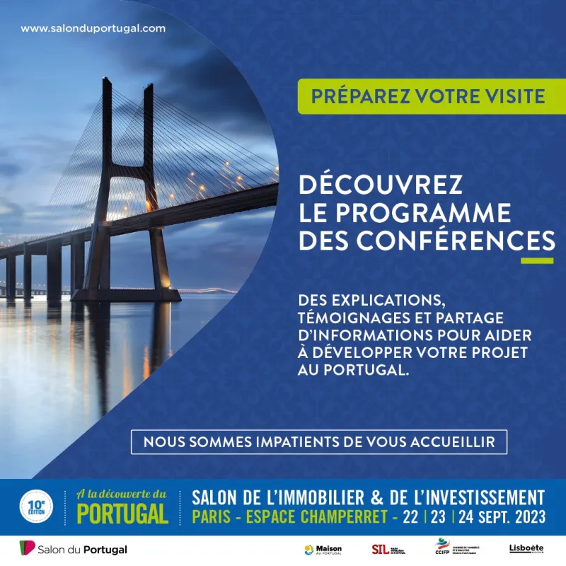 La cabinet RFF Lawyers sera présent au Salon Immobilier & Investissement – À la découverte du Portugal les jours 22, 23 et 24 septembre