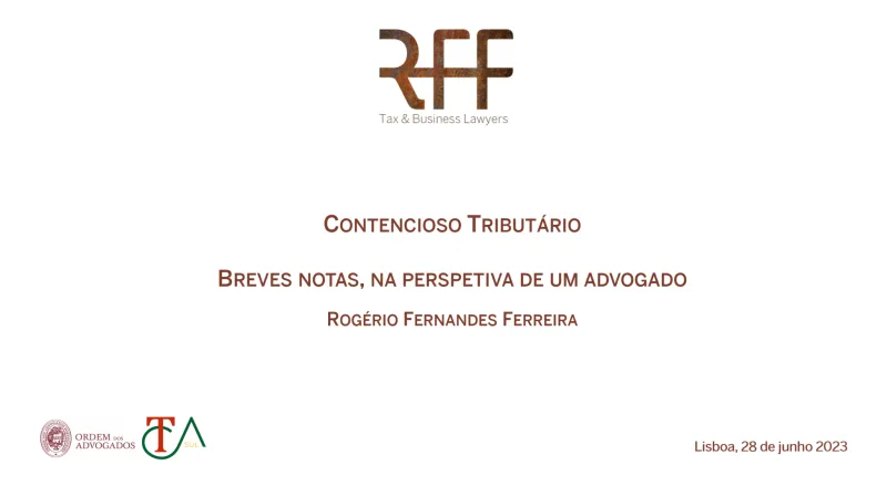 Rogério Fernandes Ferreira convidado pela OA e TCA Sul para falar sobre Contencioso Tributário