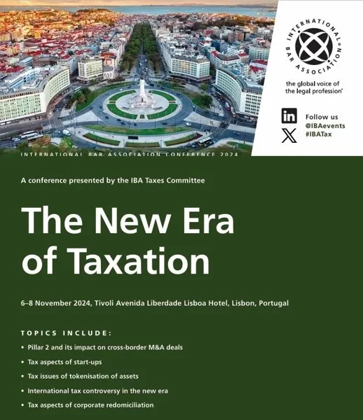 RFF Lawyers na Conferência da IBA - The New Era of Taxation