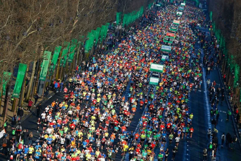 RFF Running Club na Maratona de Paris