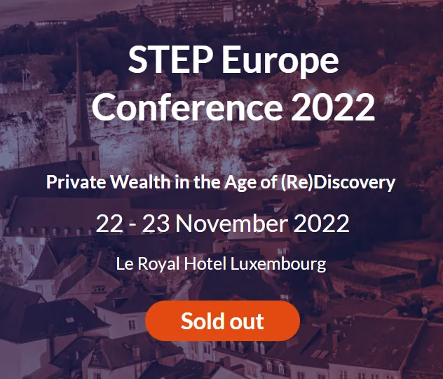 Rogério Fernandes Ferreira at the STEP Europe Conference in Luxembourg