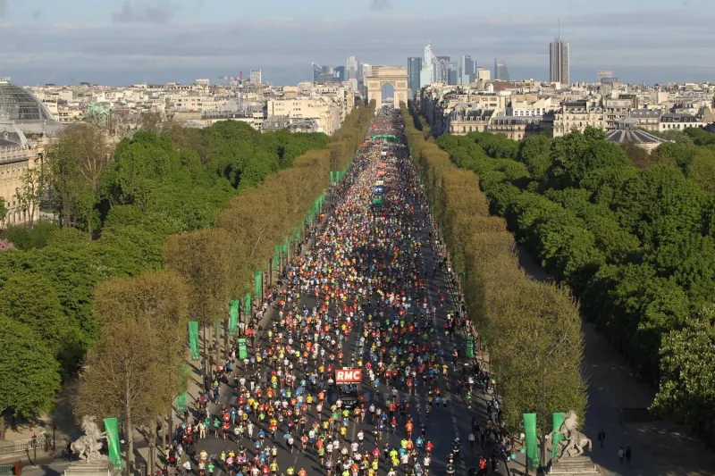 Running Club na maratona de Paris