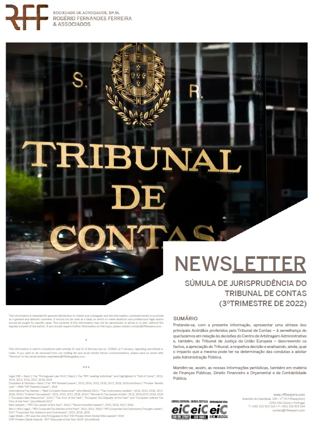 Súmula de Jurisprudência do Tribunal de Contas (3º Trimestre de 2022)