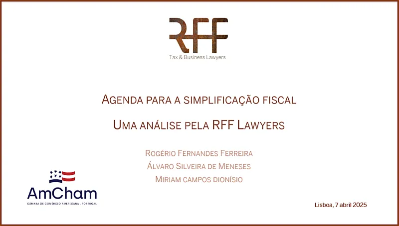 RFF Lawyers em webinar da AmCham para falar da agenda para a simplificação fiscal