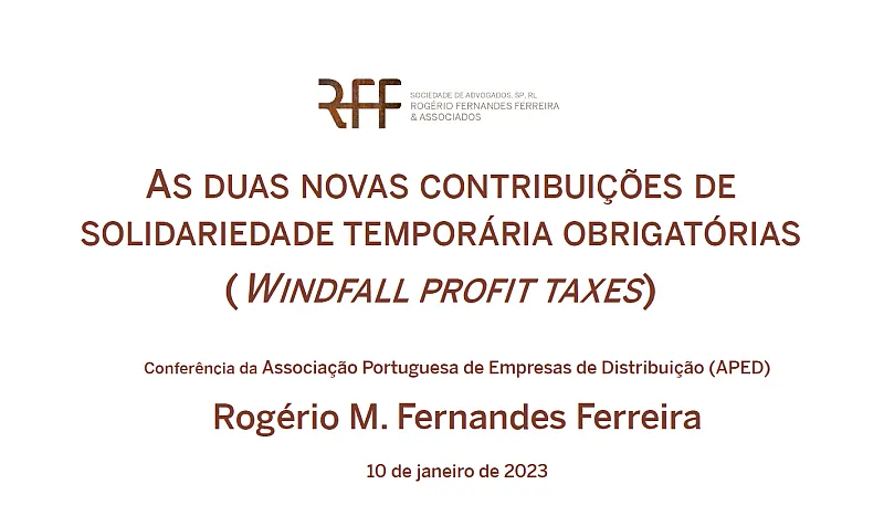 Rogério Fernandes Ferreira em Conferência na APED sobre as duas novas contribuições de solidariedade temporária