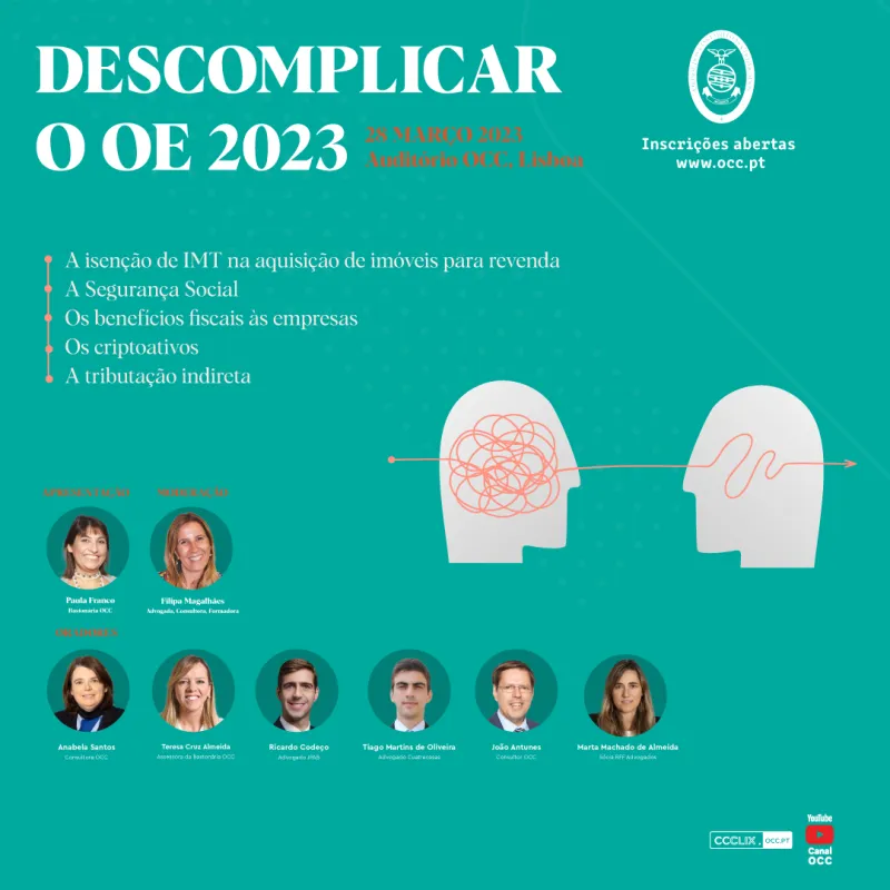 Marta Machado de Almeida, oradora na Conferência "Descomplicar o OE2023" - 28 de março