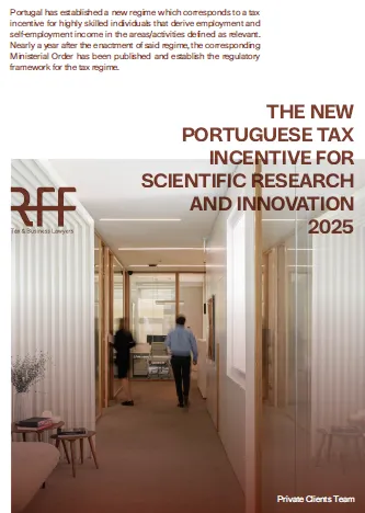 The New Portuguese Tax Incentive for Scientific Research and Innovation 2025