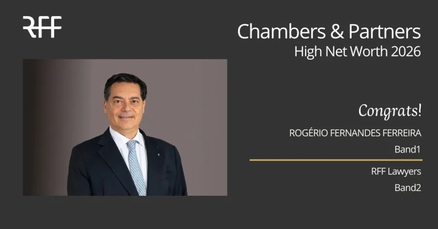 RFF Lawyers em destaque no ranking Chambers HNW