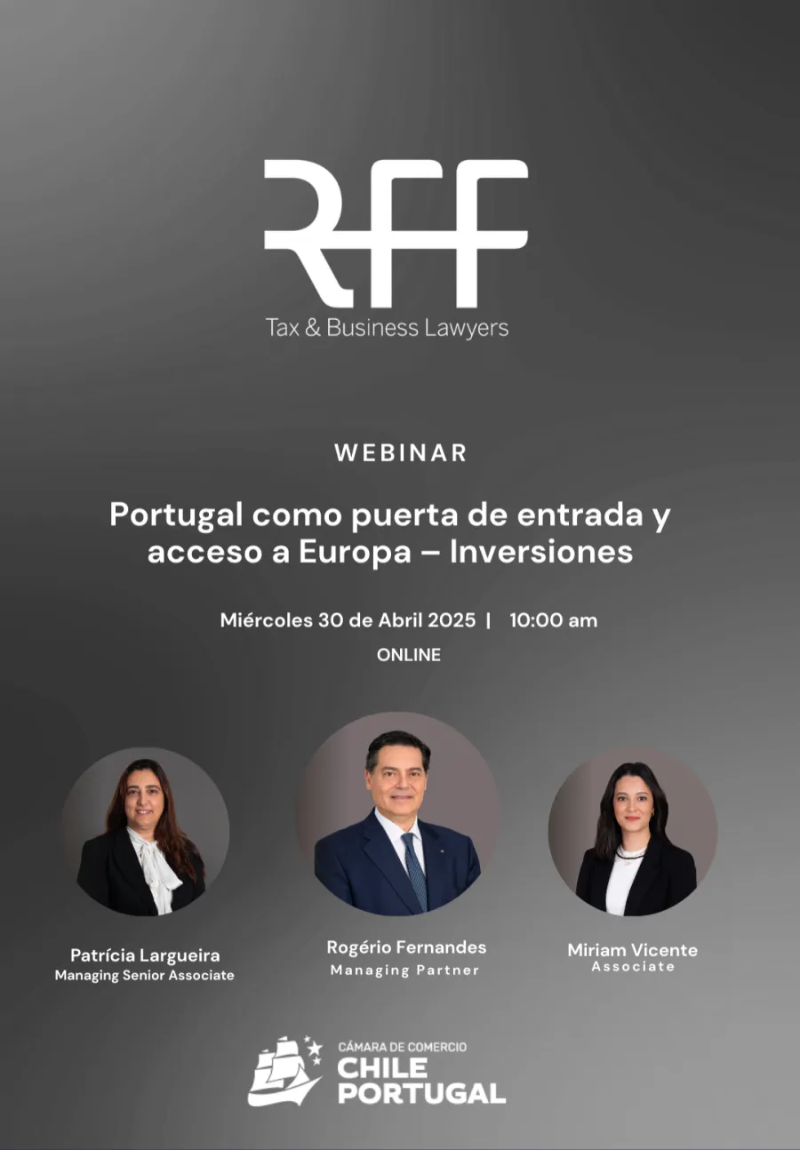 RFF Lawyers participe dans un webinaire sur l'attractivité du Portugal